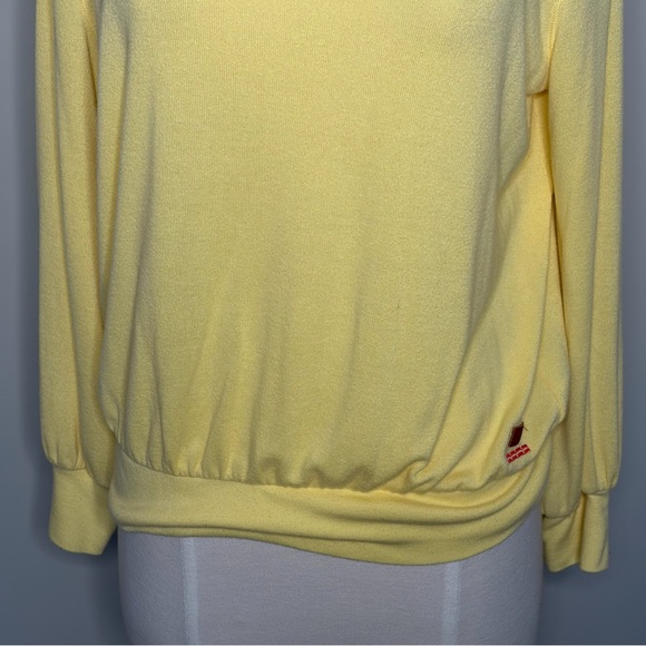 Peace Love World 'Happy Soul' Yellow Sweatshirt, XS - Picture 4 of 14